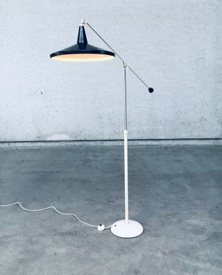 Panama Floor Lamp in Black by Wim Rietveld for Gispen, 1957-RQV-1709043