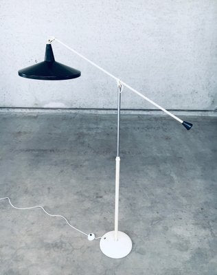 Panama Floor Lamp in Black by Wim Rietveld for Gispen, 1957-RQV-1709043