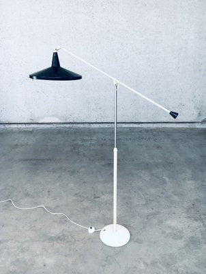 Panama Floor Lamp in Black by Wim Rietveld for Gispen, 1957-RQV-1709043