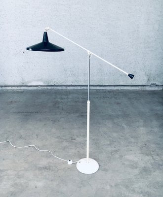 Panama Floor Lamp in Black by Wim Rietveld for Gispen, 1957-RQV-1709043