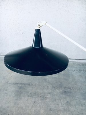 Panama Floor Lamp in Black by Wim Rietveld for Gispen, 1957-RQV-1709043