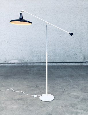 Panama Floor Lamp in Black by Wim Rietveld for Gispen, 1957-RQV-1709043