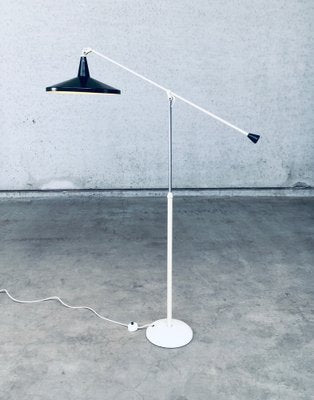 Panama Floor Lamp in Black by Wim Rietveld for Gispen, 1957-RQV-1709043