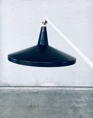 Panama Floor Lamp in Black by Wim Rietveld for Gispen, 1957-RQV-1709043