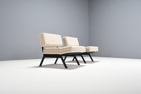 Panchetto Reclining Chairs by Rito Valla for Ipe, Italy, 1960s, Set of 2-QT-1349568