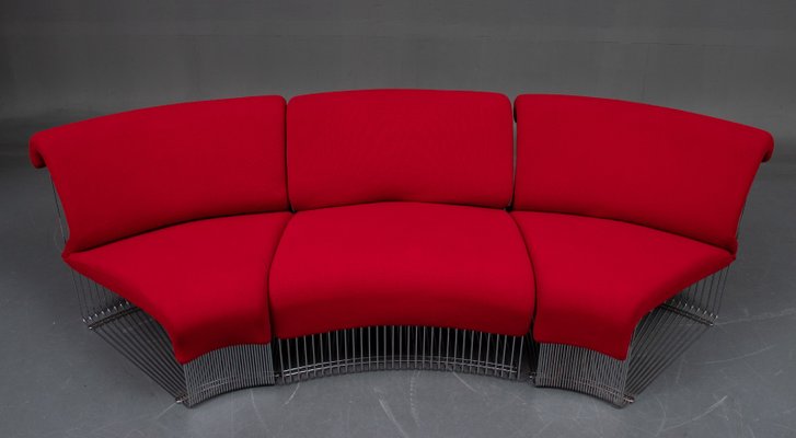 Pantanova Lounge Chairs by Verner Panton for Fritz Hansen, 1970s, Set of 3-JAG-1340479