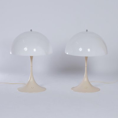 Panthella Table Lamps by Verner Panton for Louis Poulsen, 1970s, Set of 2-ZT-627892