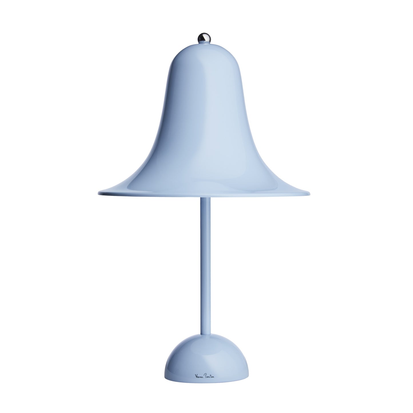Pantop Portable Table Lamp by Verner Panton #Light blue