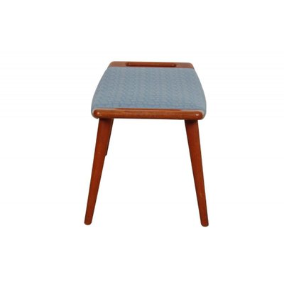 Papa Bear Chair in Blue Fabric by Hans Wegner, 1970s-MTD-1807560