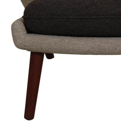 Papa Bear Chair in Grey Hallingdal Fabric by Hans Wegner, 1980s-MTD-1746786