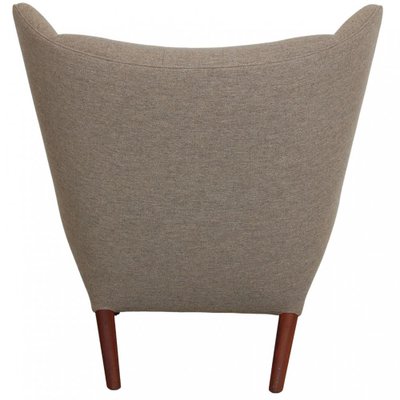 Papa Bear Chair in Grey Hallingdal Fabric by Hans Wegner, 1980s-MTD-1746786