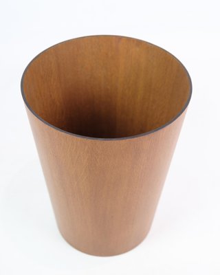 Paper Basket in Teakwood by Servex, Sweden, 1960s-UY-1813952