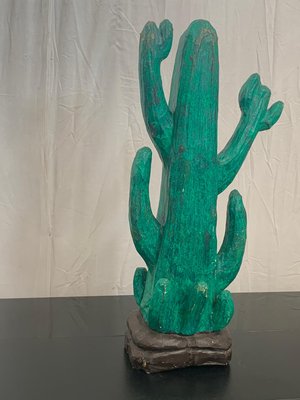 Papier Mâché Cactus Sculpture by Roy Roberts, 1970s-IJR-666869