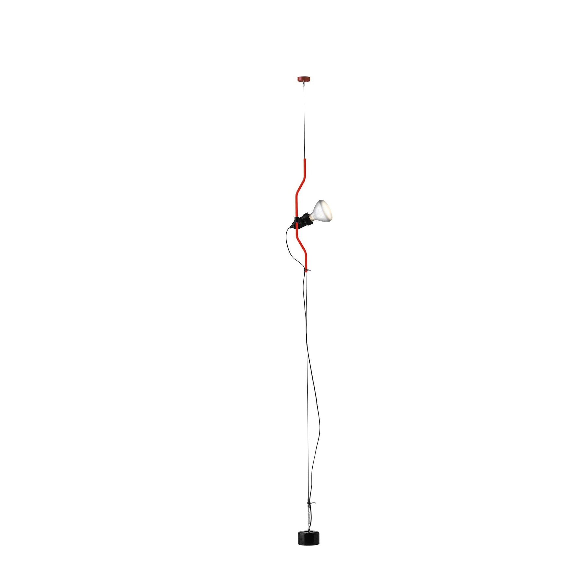 Parentesi Suspension Lamp by Flos #Parentesi dimmer/Red