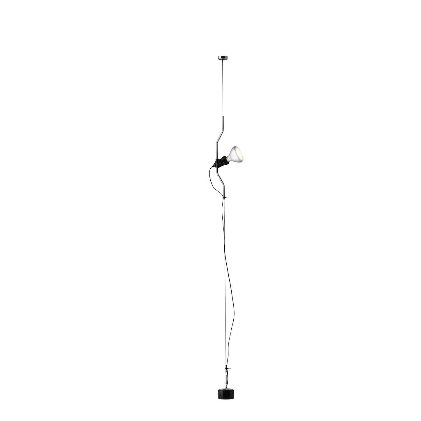 Parentesi Suspension Lamp by Flos #Parentesi dimmer/Nickel