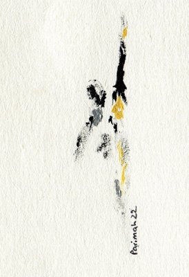 Parimah Avani, The Light of Freedom, China Ink and Acrylic Drawing, 2022-ZCI-1454267