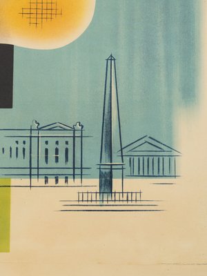 Paris, Pan Am Airways Travel Poster, 1949-GPP-1278047