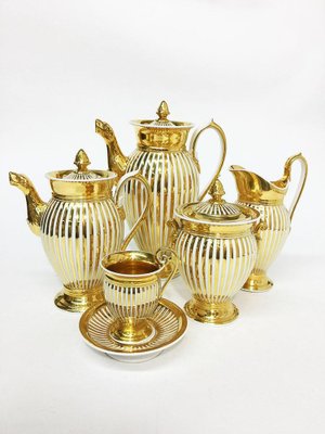 Paris Porcelain Coffee and Tea Set, 19th Century, France, Set of 40-UCH-1224483