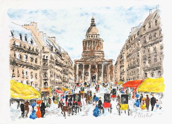 Paris, the Pantheon and the Street Soufflot II by Urbain Huchet-FMZ-1129114