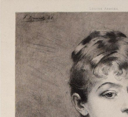 Parisienne - Original Etching by Fernand Desmoulin - 1886-ZCI-754956