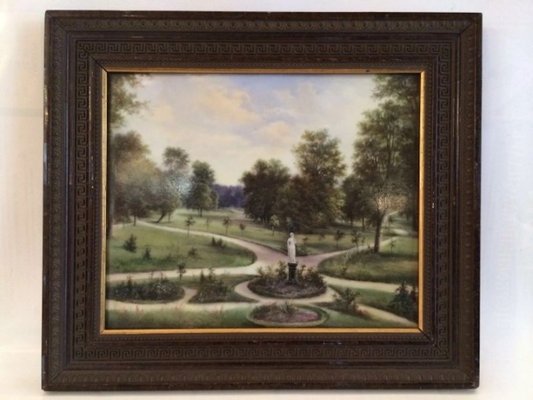 Park View, 1900s, Paint on Porcelain, Framed-WMV-1377230