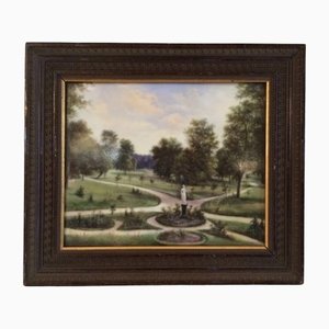 Park View, 1900s, Paint on Porcelain, Framed-WMV-1377230