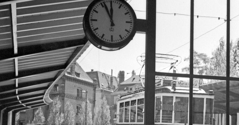 Passengers Waiting for the Train, Stuttgart Germany, 1935-DYV-988151