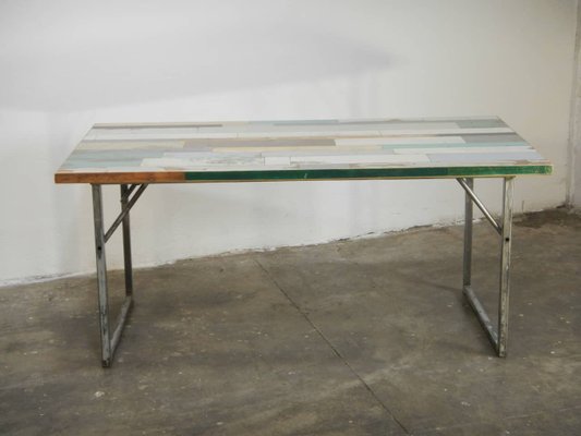 Patchwork Folding Table, 1960s-WWQ-1131548