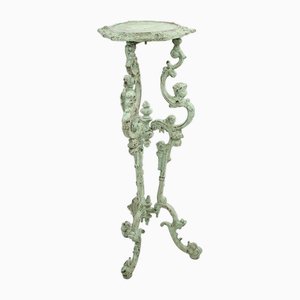 Patinated Cast Iron Sellette Table-NQ-1778213