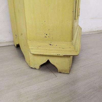 Patinated Corner Cupboard in Fir & Iron-EAD-1313864