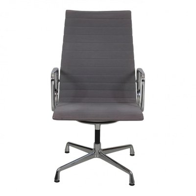 Patinated Grey Fabric EA-109 Chair by Charles Eames for Vitra-MTD-1400496