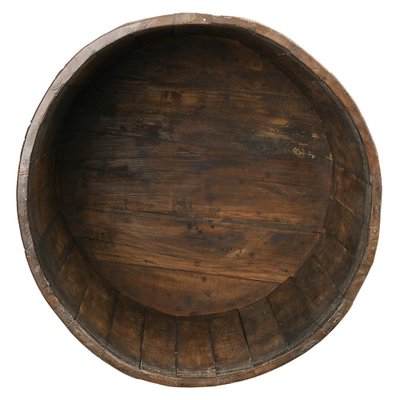 Patinated Solid Wood Barrel-NQ-1798464