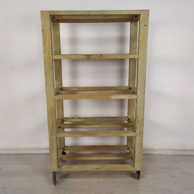 Patinated Wood Industrial Shelf, 1890s-EAD-1408063