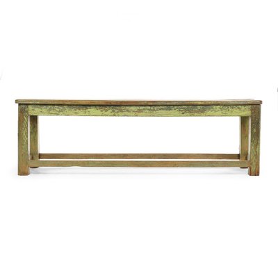 Patinated Wooden Bench, 1940s-NQ-736460