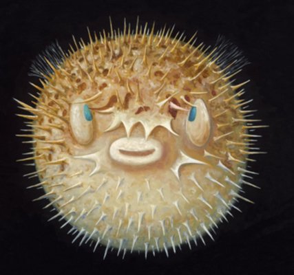 Patrick Chevailler, 698 Scared Pufferfish, 2021-QNR-1049206