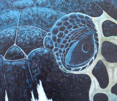 Patrick Chevailler, Turtle Head by Night, 2021, Oil on Canvas-QNR-1120463