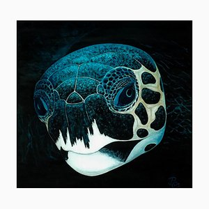 Patrick Chevailler, Turtle Head by Night, 2021, Oil on Canvas-QNR-1120463