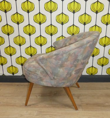 Patterned Cocktail Armchair, 1950s-AFE-1783344