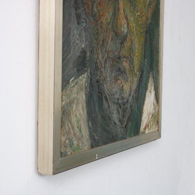 Paul Citroen, Self-Portrait, 1965, Oil Painting, Framed-DV-1700682