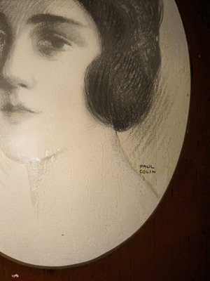 Paul Colin, Portrait of a Girl, Etching, 1930s-NRC-1780069