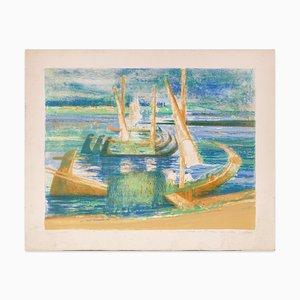 Paul Colomb, Souvenir from Portugal, Lithograph, Late 20th Century-ZCI-874058