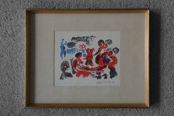 Paul Holsby, Yster Lek, Color Lithograph, 1967, Framed-ZAA-1742351