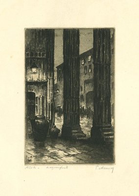 Paul Menni - Assisi - Original Etching by Paul Menni - 20th Century-ZCI-804619