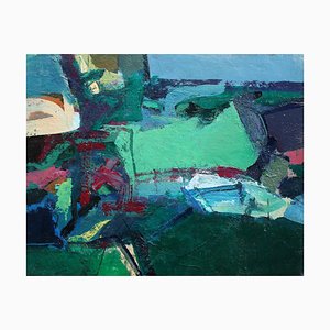 Paul Nicholls, The Green Field, Acrylic on Cardboard, 2006-ZCI-871532