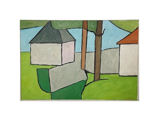 Paul Overhaus, Erf (Yard), 2004, Oil on Board-IVH-2026770