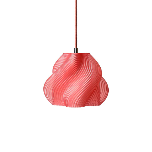 Soft Serve 01 Pendant Lamp by Crème Atelier #Peach Sorbet/ Chrome