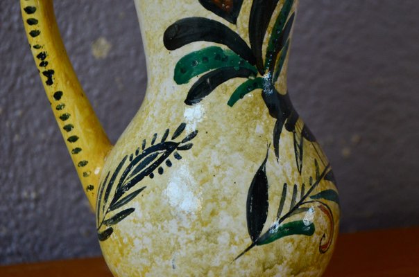 Peacock Pitcher from Elchinger, 1950s-AIU-1377338