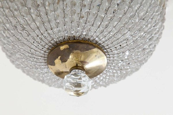 Pearl Chandelier from Bakalowits & Söhne, 1950s-KL-620304