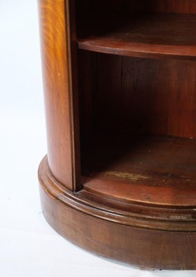 Pedestal Cabinet in Carved Mahogany, 1840s-UY-1454033