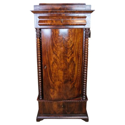 Pedestal Cabinet in Mahogany, 1840s-UY-1723443